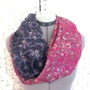 Handmaid sari fabric mobius infinity scarf